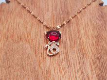 Load image into Gallery viewer, Daily Necklace: 18-Inch Carnelian Kitty Pendant - Perfect Gift for Her
