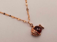 Load image into Gallery viewer, Elegance in Motion: Golden Fish Carnelian Necklace