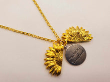 Load image into Gallery viewer, Radiant Sunflower: 18-Inch Gold Tone Necklace - A Stylish Token of Sunshine