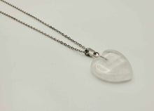Load image into Gallery viewer, Elegant Heart-Shaped Clear Quartz Necklace - Perfect Daily Accessory