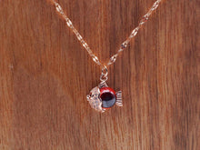 Load image into Gallery viewer, Elegance in Motion: Golden Fish Carnelian Necklace