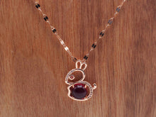 Load image into Gallery viewer, Radiant Rabbit: Stylish Carnelian Necklace in Gold Tone
