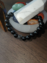 Load image into Gallery viewer, Black Obsidian Bracelet For healing & Protection Semi Precious bracelet