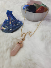 Load image into Gallery viewer, Natural Handmade Point Necklace Hexagon Chain Pendant Necklace Crystal For Woman