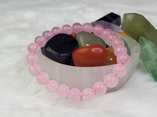 Load image into Gallery viewer, Rose Quartz Bracelet~ Self Love & Romance 8mm