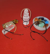 Load image into Gallery viewer, Elegant Trio: 3 PCS Bundle Hematite Bracelet Set in Rose Gold, Silver, and Gold