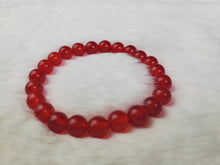 Load image into Gallery viewer, Carnelian Bracelet | Root Sacral Chakra Healing Stone | Virgo Zodiac | Vitality | Passion | Energy Boost | Natural | Creativity | Protection