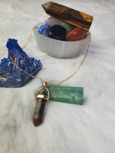 Load image into Gallery viewer, Natural Handmade Point Necklace Hexagon Chain Pendant Necklace Crystal For Woman