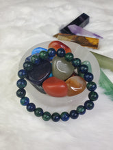 Load image into Gallery viewer, Phoenix Lapis Lazuli Bracelet  8mm self - awareness, self - confidence, self - knowledge,