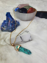 Load image into Gallery viewer, Natural Handmade Point Necklace Hexagon Chain Pendant Necklace Crystal For Woman