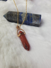 Load image into Gallery viewer, Natural Handmade Point Necklace Hexagon Chain Pendant Necklace Crystal For Woman