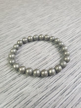 Load image into Gallery viewer, Pyrite Bracelet 8mm Genuine and natural pyrite bracelet For Money & Good Luck