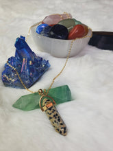 Load image into Gallery viewer, Natural Handmade Point Necklace Hexagon Chain Pendant Necklace Crystal For Woman