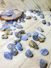 Load image into Gallery viewer, BLUE CHALCEDONY TUMBLES