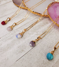 Load image into Gallery viewer, Natural Small Crystal Necklace