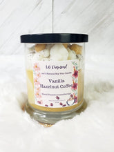 Load image into Gallery viewer, Vanilla  & Hazelnut Coffee Whipped Natural Soy Wax Candle
