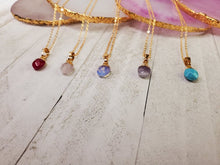 Load image into Gallery viewer, Natural Small Crystal Necklace