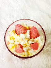 Load image into Gallery viewer, Strawberry Champagne & Vanilla Whipped Natural Soy Wax Candle