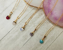 Load image into Gallery viewer, Natural Small Crystal Necklace