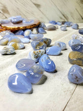 Load image into Gallery viewer, BLUE CHALCEDONY TUMBLES