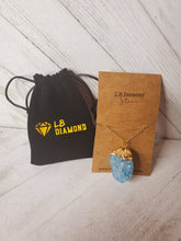 Load image into Gallery viewer, Natural Crystal pendant necklace Raw Crystals