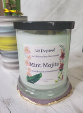 Load image into Gallery viewer, Mint Mojito Natural Soy Wax Candle