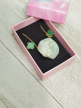 Load image into Gallery viewer, Raw Larimar Necklace & Earrings Gift Set