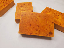 Load image into Gallery viewer, Turmeric Goat's Milk Soap Rosemary Sage Scented with Oatmeal