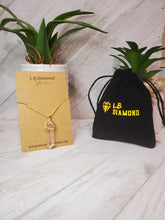 Load image into Gallery viewer, Clear Quartz Point Necklace Genuine Handmade