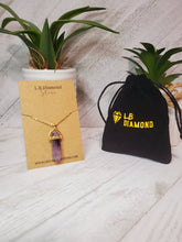 Load image into Gallery viewer, Amethyst Point Necklace Genuine Handmade