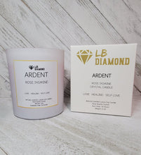 Load image into Gallery viewer, Ardent- Rose Jasmine Luxury Soy Wax Candle ( Love, Healing, Self Love)