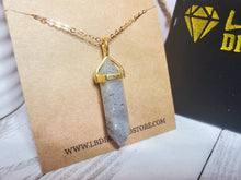 Load image into Gallery viewer, Labradorite Point Necklace Genuine Handmade
