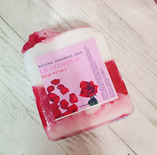 Load image into Gallery viewer, Rose Petal Soap Bar With Goat's Milk & Glycerin