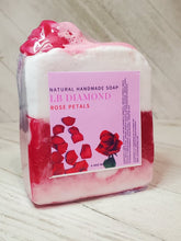Load image into Gallery viewer, Rose Petal Soap Bar With Goat's Milk & Glycerin