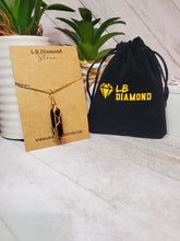 Load image into Gallery viewer, Crystal Necklace Gold Wire Wrapped Tiger's Eye Healing Crystal