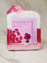Load image into Gallery viewer, Rose Petal Soap Bar With Goat's Milk & Glycerin
