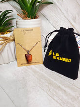 Load image into Gallery viewer, Crystal Necklace Silver Wire Carnelian Stone Irregular Crystal Necklace