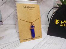 Load image into Gallery viewer, Lapis Lazuli Point Necklace Genuine Handmade