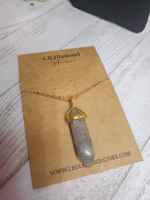 Load image into Gallery viewer, Labradorite Point Necklace Genuine Handmade
