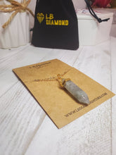 Load image into Gallery viewer, Labradorite Point Necklace Genuine Handmade