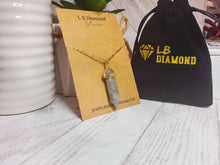 Load image into Gallery viewer, Labradorite Point Necklace Genuine Handmade
