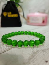 Load image into Gallery viewer, Elevate Your Style with Moldavite: 8mm Beaded Bracelet Collection