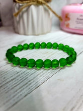 Load image into Gallery viewer, Elevate Your Style with Moldavite: 8mm Beaded Bracelet Collection