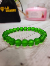 Load image into Gallery viewer, Elevate Your Style with Moldavite: 8mm Beaded Bracelet Collection