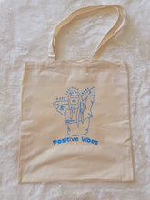 Load image into Gallery viewer, Positive Vibes Aesthetic Tote Bag Reusable  Eco Friendly