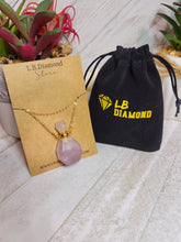 Load image into Gallery viewer, Perfume Bottle Crystal Amethyst Necklace Handmade, Genuine Stone