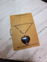 Load image into Gallery viewer, Natural Handmade Crystal Necklace Hematite Heart shaped Necklace