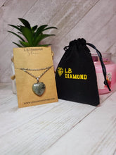 Load image into Gallery viewer, Natural Handmade Crystal Necklace Labradorite Heart Shaped