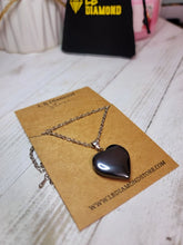Load image into Gallery viewer, Natural Handmade Crystal Necklace Hematite Heart shaped Necklace