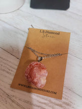 Load image into Gallery viewer, Natural Raw Carnelian Pendant Necklace